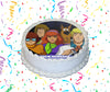 Scooby-Doo Edible Image Cake Topper Personalized Birthday Sheet Custom Frosting Round Circle