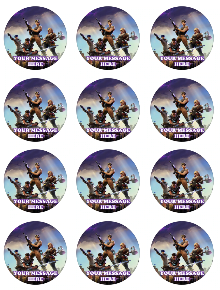 Fortnite Edible Cupcake Toppers (12 Images) Cake Image Icing Sugar She - PartyCreationz fortnite-edible-cupcake-toppers-12-images-cake-image-icing-sugar-she-partycreationz