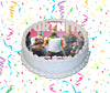 Fortnite Edible Image Cake Topper Personalized Birthday Sheet Custom Frosting Round Circle