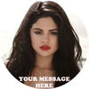 Selena Gomez Edible Image Cake Topper Personalized Birthday Sheet Custom Frosting Round Circle