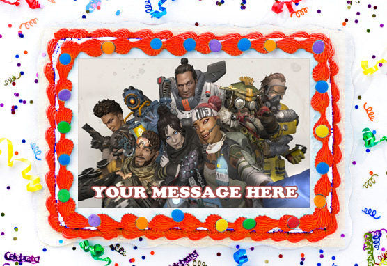 Apex Legends Edible Image Cake Topper Personalized Frosting Icing Sheet Custom