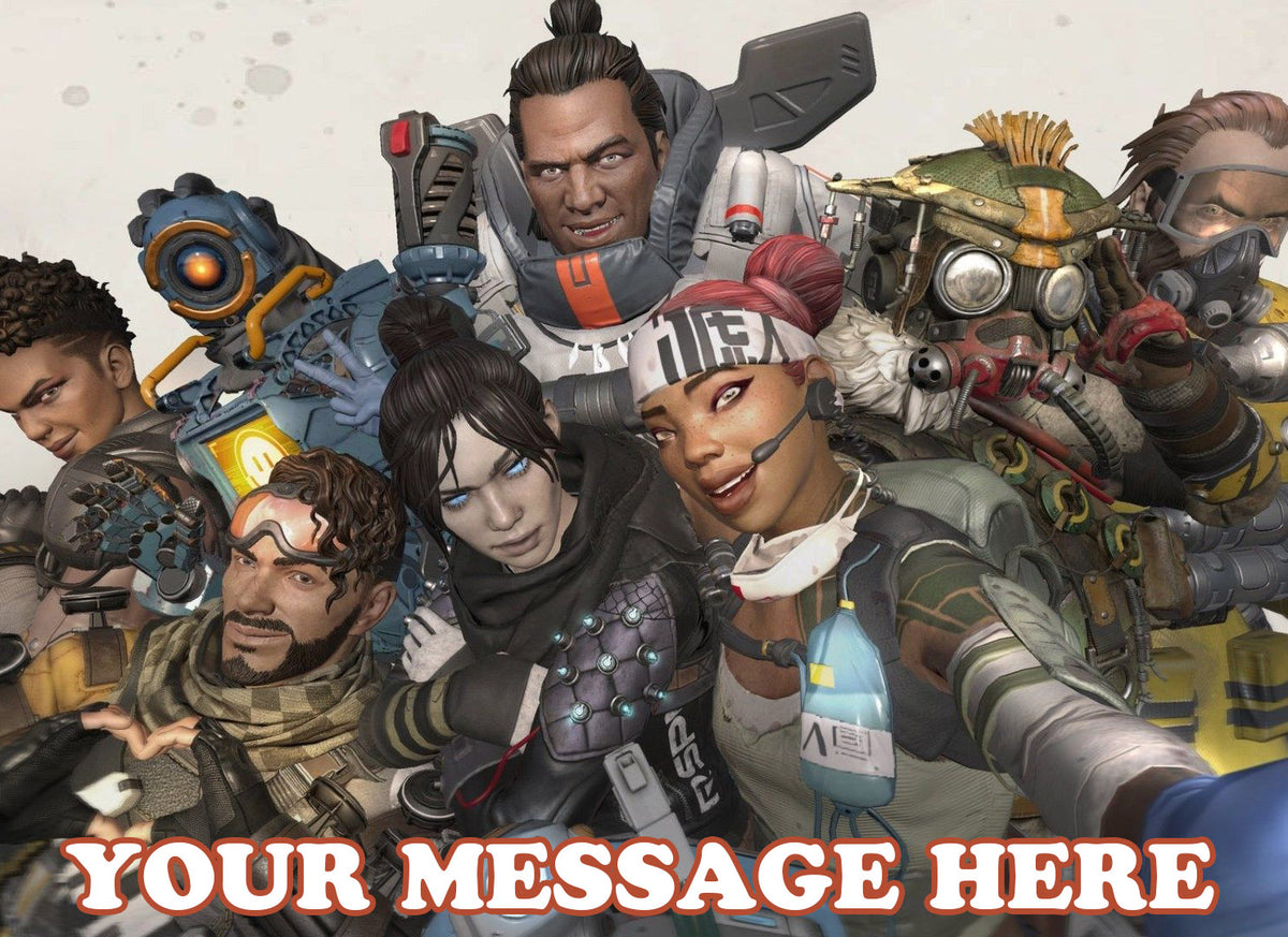 Apex Legends Edible Image Cake Topper Personalized Frosting Icing Sheet Custom