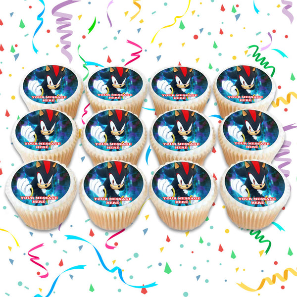 Sonic Shadow and Silver Cupcakes Edible Cupcake Topper Images ABPID536 – A  Birthday Place