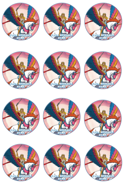 She-Ra Edible Cupcake Toppers (12 Images) Cake Image Icing Sugar Sheet Edible Cake Images