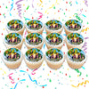 Shrek Edible Cupcake Toppers (12 Images) Cake Image Icing Sugar Sheet Edible Cake Images
