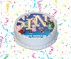 Sing Edible Image Cake Topper Personalized Birthday Sheet Custom Frosting Round Circle