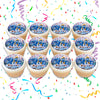 The Smurfs Edible Cupcake Toppers (12 Images) Cake Image Icing Sugar Sheet Edible Cake Images