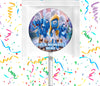 Smurfs Lollipops Party Favors Personalized Suckers 12 Pcs