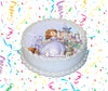 Sofia The First Edible Image Cake Topper Personalized Birthday Sheet Custom Frosting Round Circle