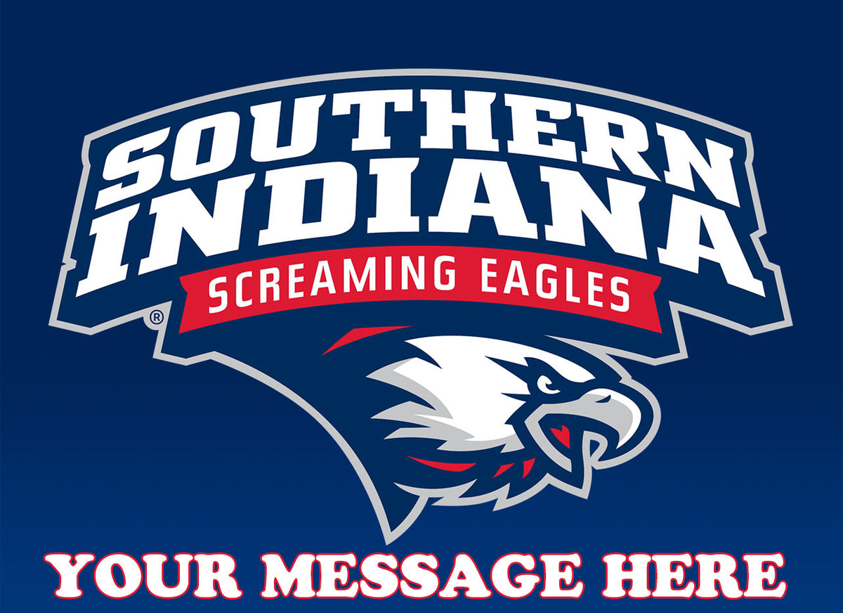 Southern Indiana Screaming Eagles Edible Image Cake Topper Personalized Birthday Sheet Decoration Custom Party Frosting Transfer Fondant