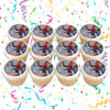 Spider-Man Edible Cupcake Toppers (12 Images) Cake Image Icing Sugar Sheet Edible Cake Images