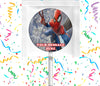 Spider Man Lollipops Party Favors Personalized Suckers 12 Pcs