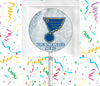 St Louis Blues Lollipops Party Favors Personalized Suckers 12 Pcs