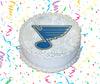 St. Louis Blues Edible Image Cake Topper Personalized Birthday Sheet Custom Frosting Round Circle