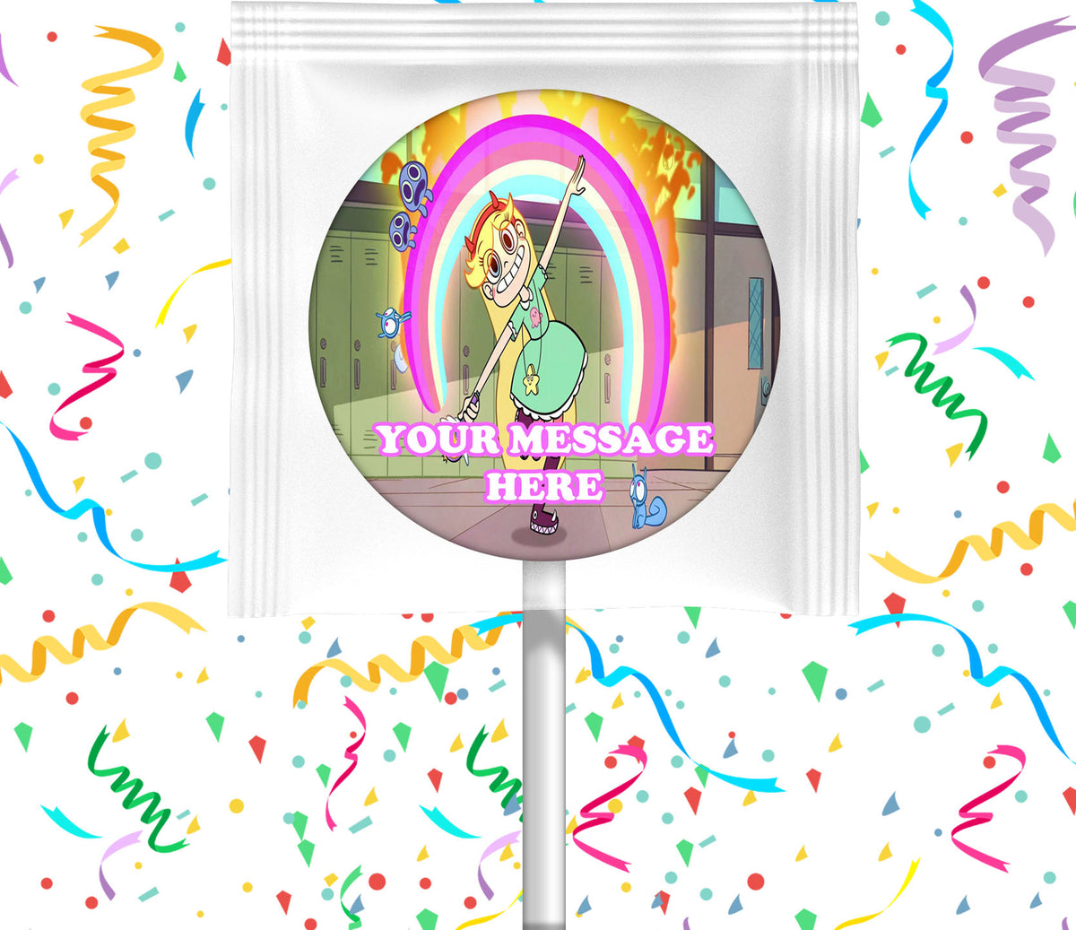 Star Vs The Forces Of Evil Lollipops Party Favors Personalized Suckers 12 Pcs