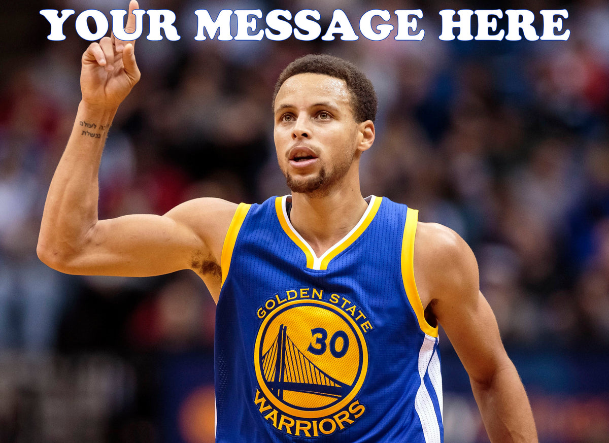 Stephen Curry Edible Image Cake Topper Personalized Birthday Sheet Decoration Custom Party Frosting Transfer Fondant