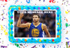 Stephen Curry Edible Image Cake Topper Personalized Birthday Sheet Decoration Custom Party Frosting Transfer Fondant