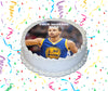 Stephen Curry Edible Image Cake Topper Personalized Birthday Sheet Custom Frosting Round Circle