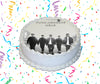 Straight Outta Compton Edible Image Cake Topper Personalized Birthday Sheet Custom Frosting Round Circle