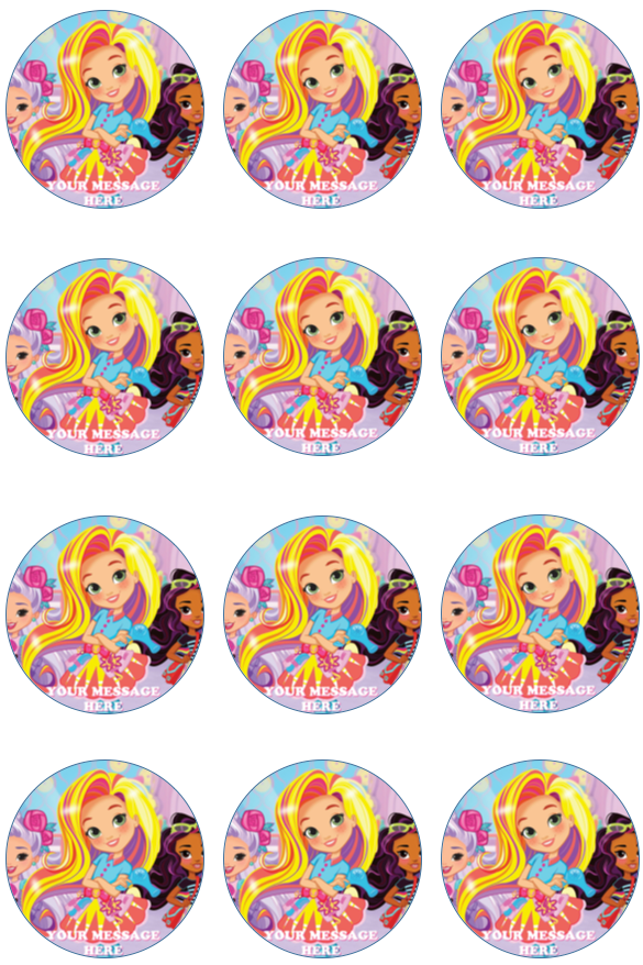 Sunny Day Edible Cupcake Toppers (12 Images) Cake Image Icing Sugar Sheet Edible Cake Images