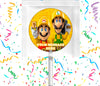 Super Mario Maker Lollipops Party Favors Personalized Suckers 12 Pcs