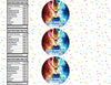 Dragon Ball Super Water Bottle Stickers 12 Pcs Labels Party Favors Supplies Decorations