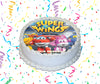 Super Wings Edible Image Cake Topper Personalized Birthday Sheet Custom Frosting Round Circle
