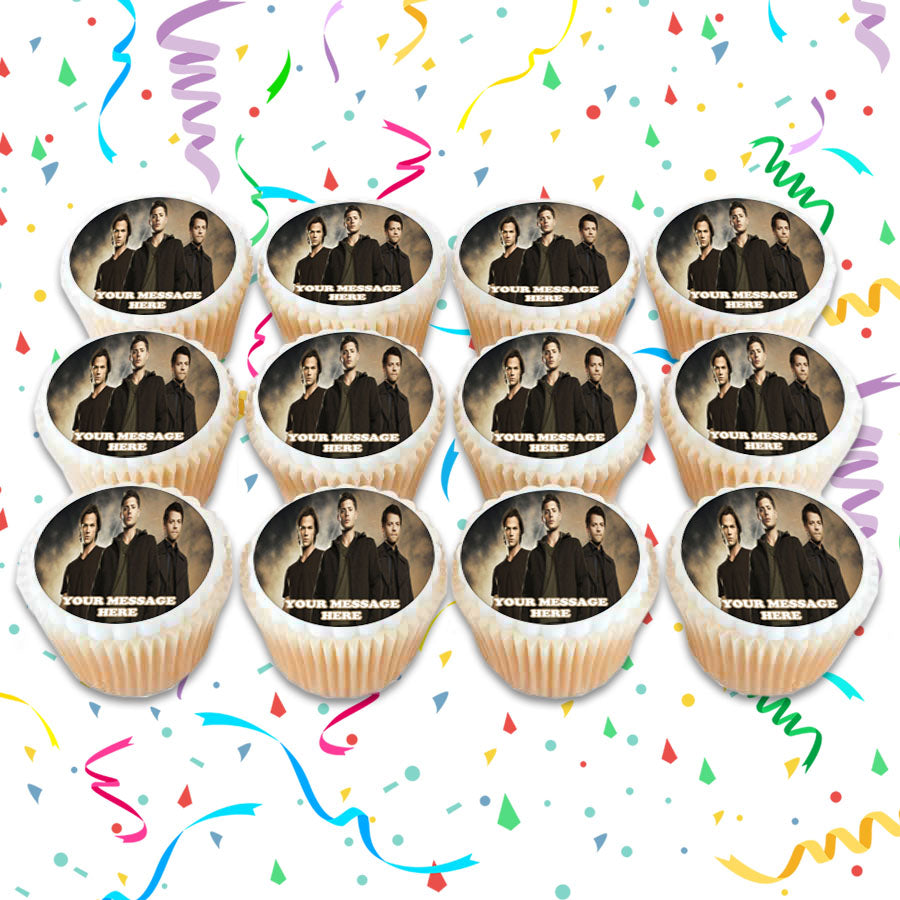 Supernatural Edible Cupcake Toppers (12 Images) Cake Image Icing Sugar Sheet Edible Cake Images