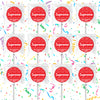 Supreme Lollipops Party Favors Personalized Suckers 12 Pcs