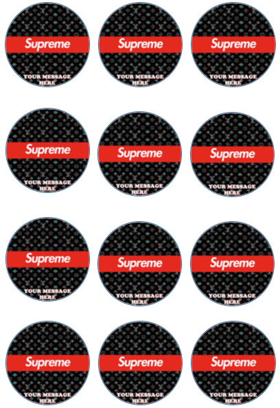 Supreme Edible Cupcake Toppers (12 Images) Cake Image Icing Sugar Sheet Edible Cake Images