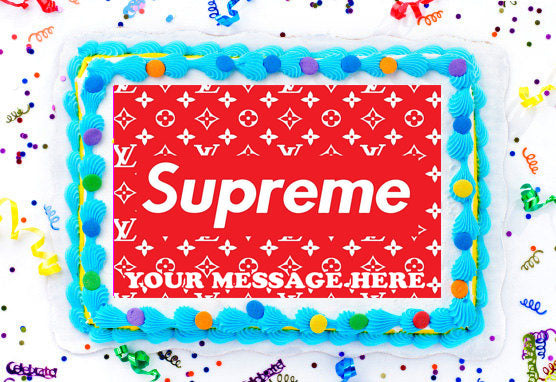 Louis Vuitton Edible Image Cake Topper Personalized Birthday Sheet  Decoration Custom Party Frosting Transfer
