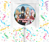 Sword Art Online Lollipops Party Favors Personalized Suckers 12 Pcs