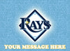 Tampa Bay Rays Edible Image Cake Topper Personalized Birthday Sheet Decoration Custom Party Frosting Transfer Fondant