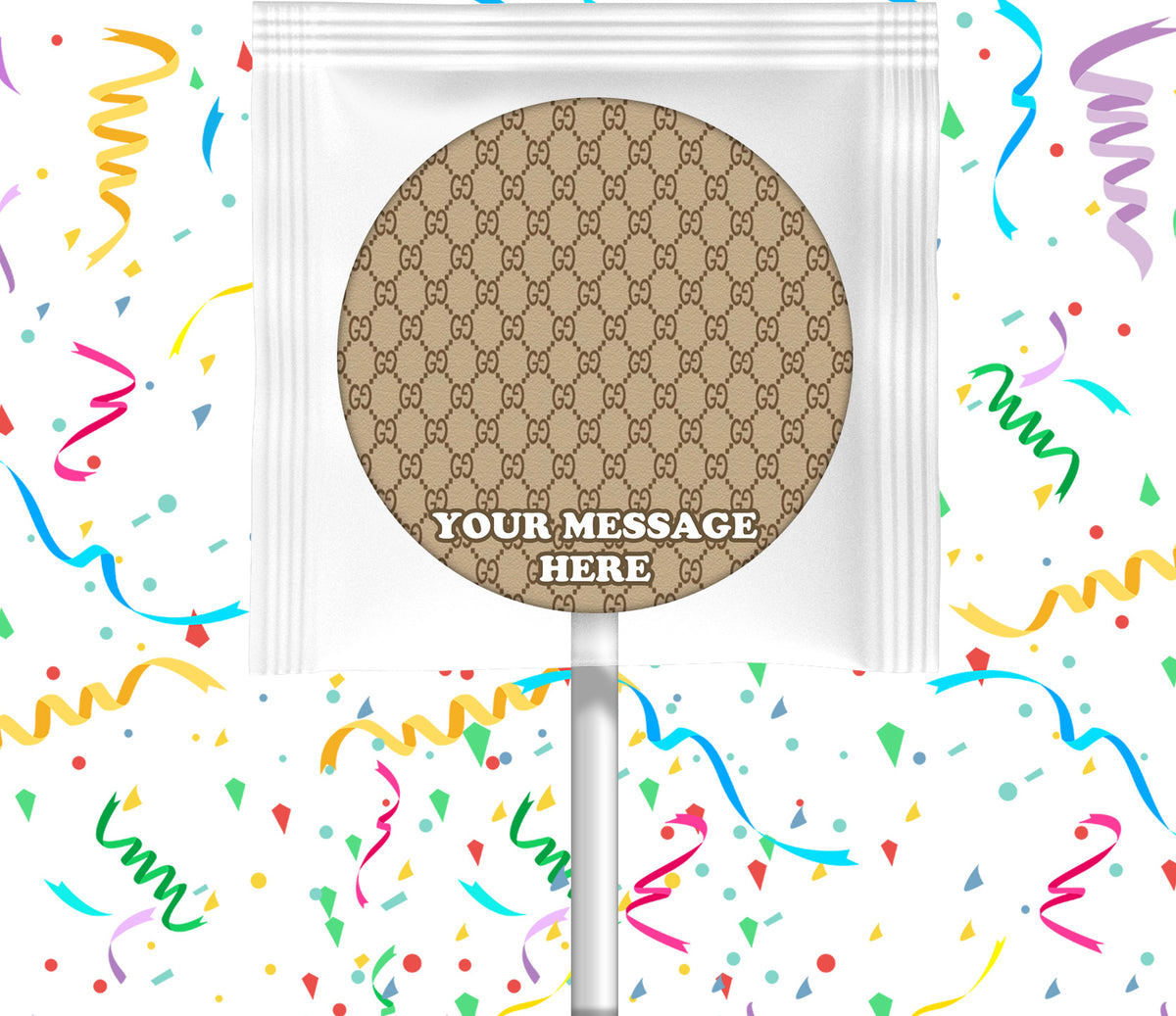 Gucci Lollipops Party Favors Personalized Suckers 12 Pcs