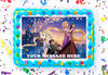 Tangled Edible Image Cake Topper Personalized Birthday Sheet Decoration Custom Party Frosting Transfer Fondant
