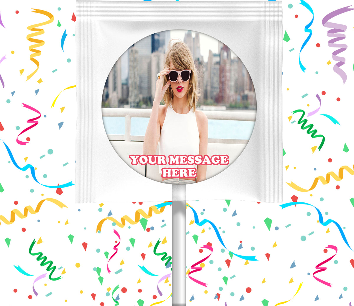 Taylor Swift Lollipops Party Favors Personalized Suckers 12 Pcs