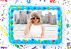 Taylor Swift Edible Image Cake Topper Personalized Birthday Sheet Decoration Custom Party Frosting Transfer Fondant