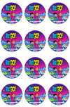 Teen Titans Go! Edible Cupcake Toppers (12 Images) Cake Image Icing Sugar Sheet Edible Cake Images