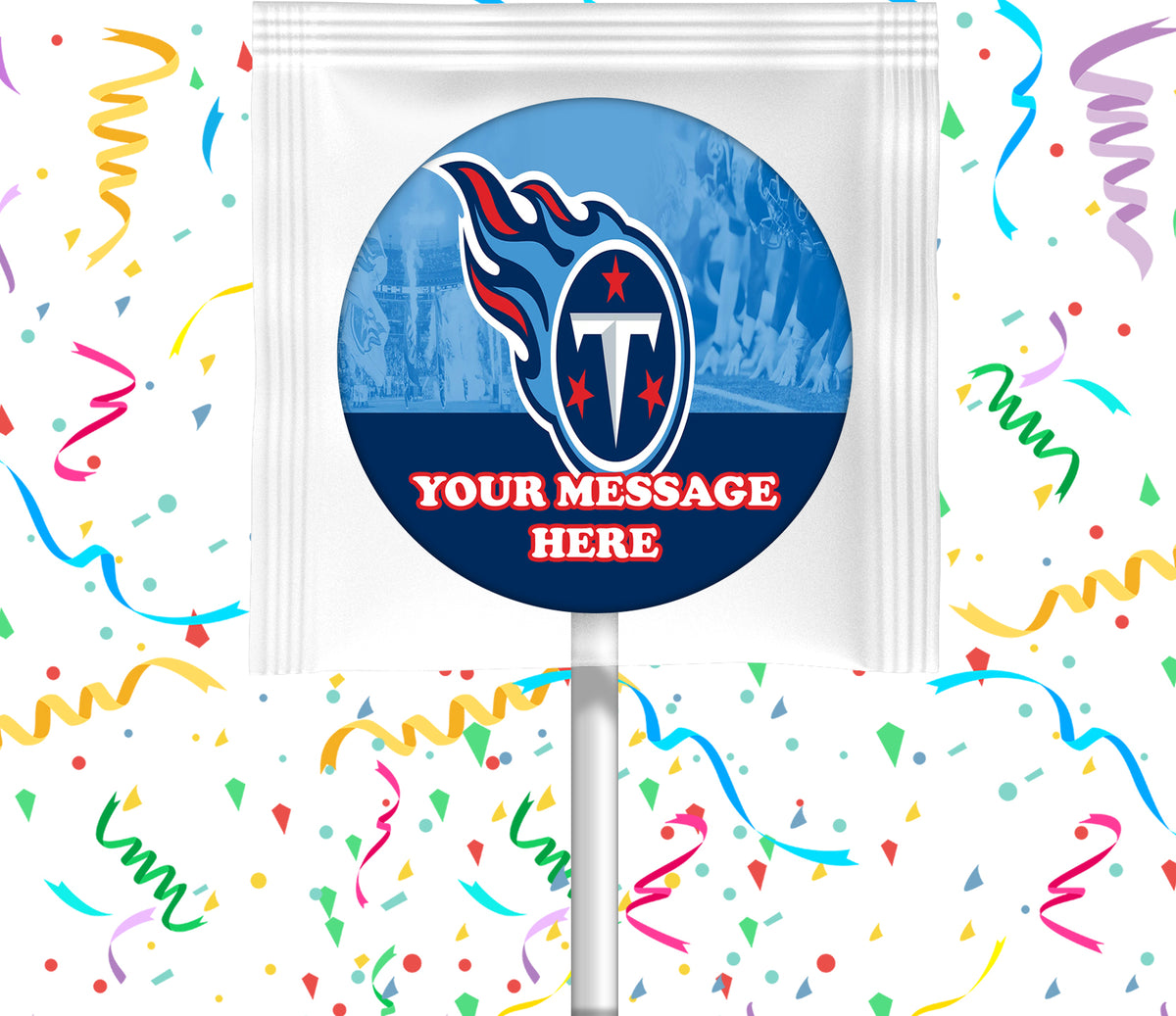 Tennessee Titans Lollipops Party Favors Personalized Suckers 12 Pcs