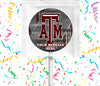 Texas A&M University Lollipops Party Favors Personalized Suckers 12 Pcs