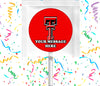 Texas Tech University Lollipops Party Favors Personalized Suckers 12 Pcs