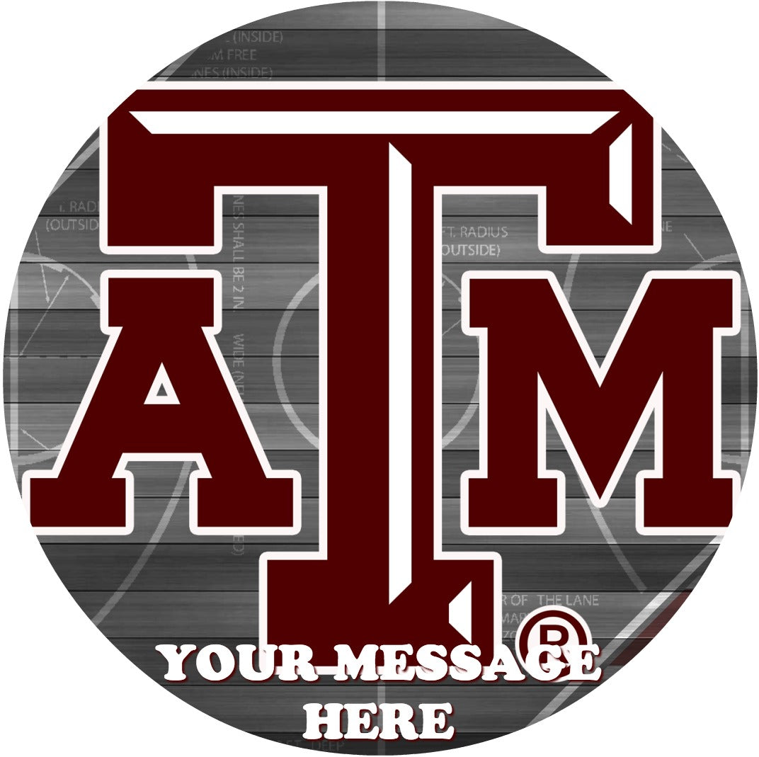 Texas A&M University Edible Image Cake Topper Personalized Birthday Sheet Custom Frosting Round Circle