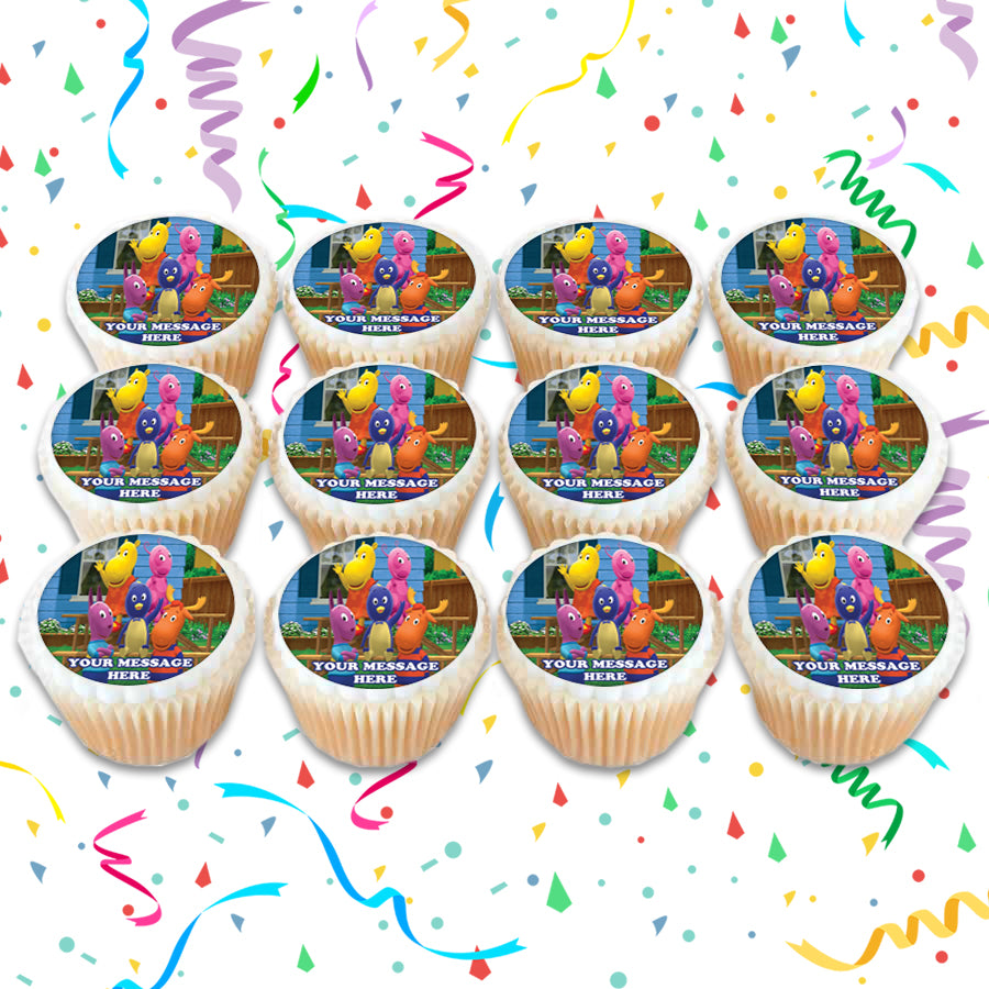 The Backyardigans Edible Cupcake Toppers (12 Images) Cake Image Icing Sugar Sheet Edible Cake Images