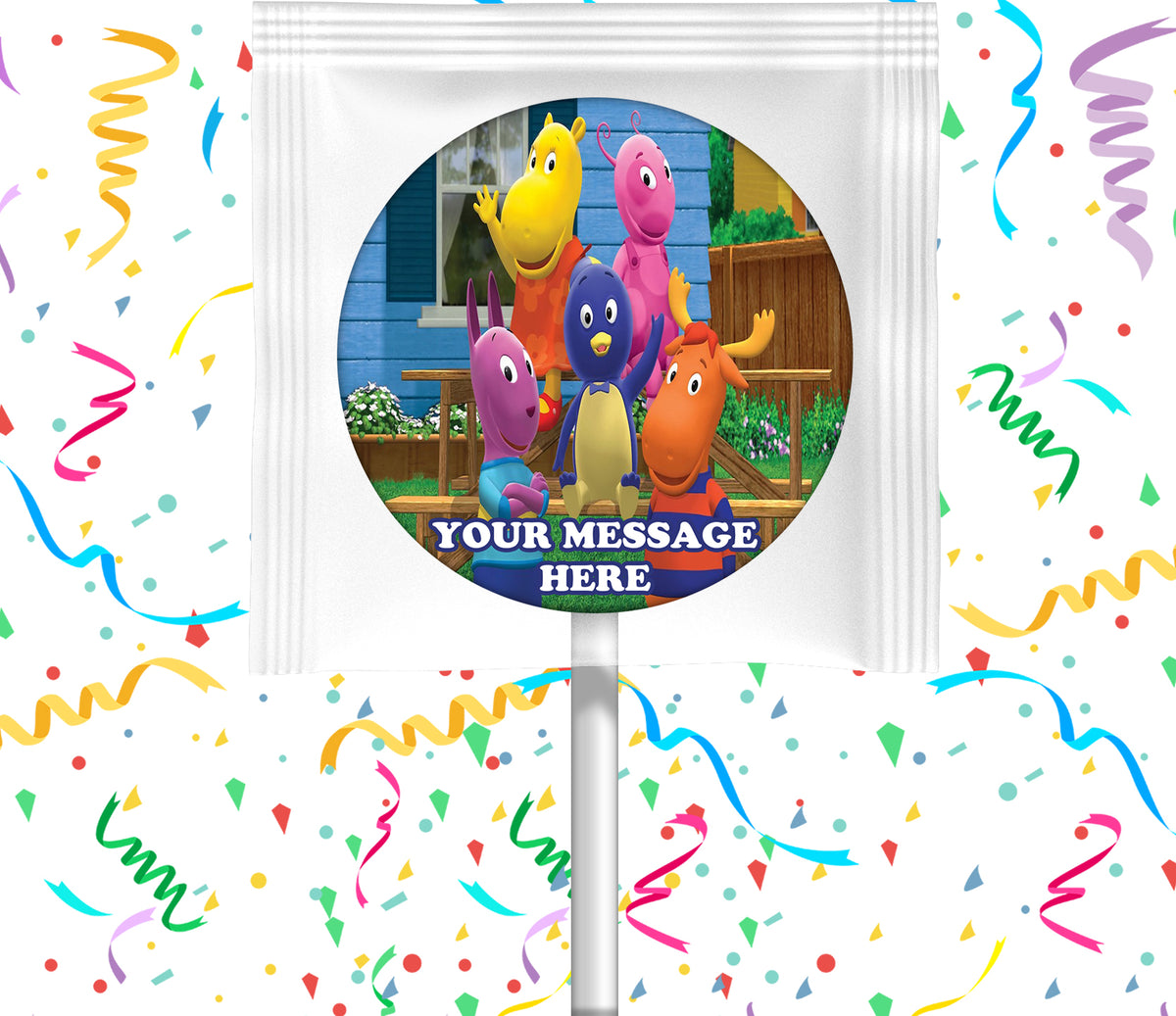 The Backyardigans Lollipops Party Favors Personalized Suckers 12 Pcs