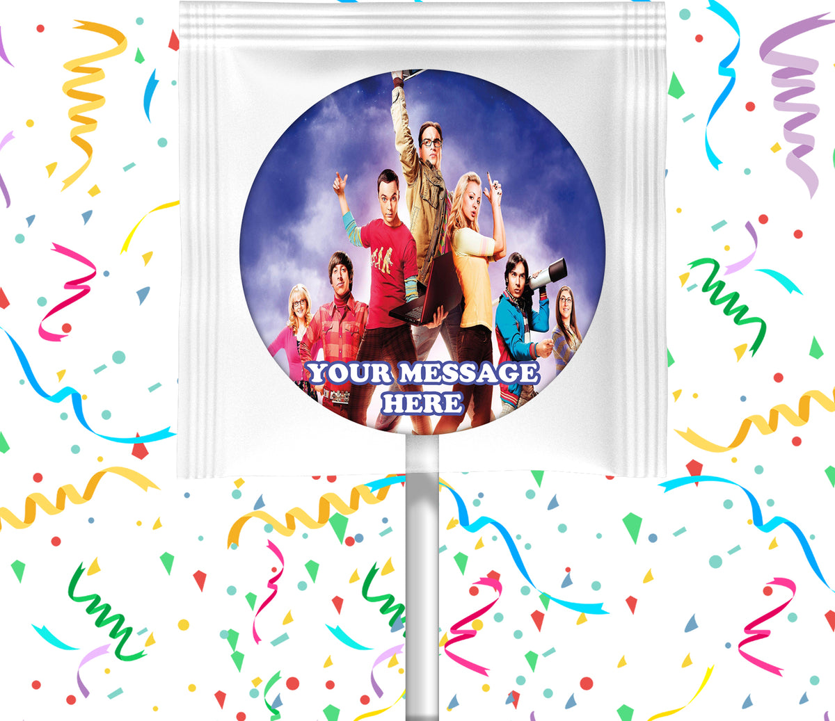 The Big Bang Theory Lollipops Party Favors Personalized Suckers 12 Pcs
