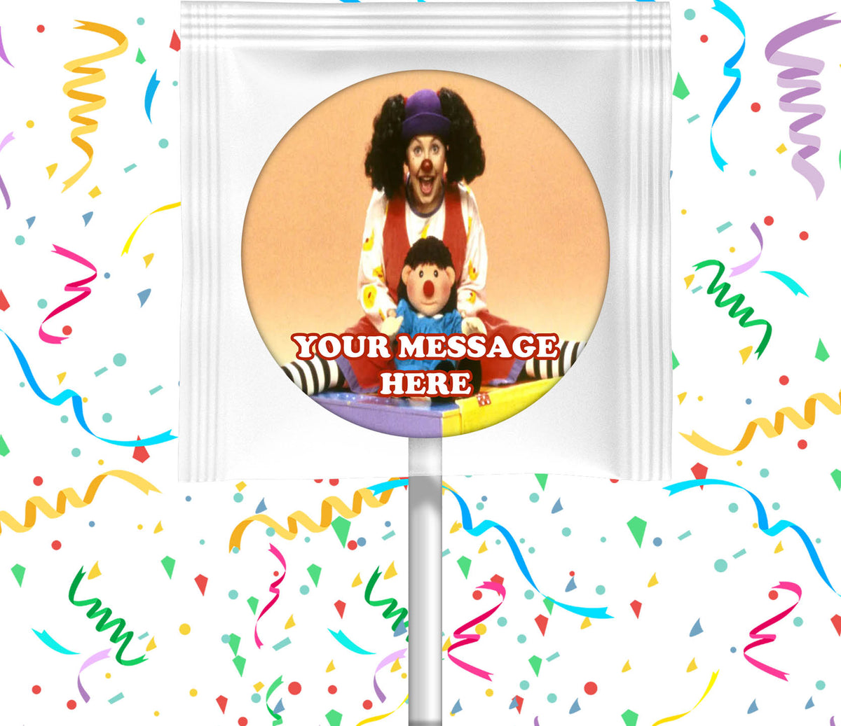 The Big Comfy Couch Lollipops Party Favors Personalized Suckers 12 Pcs