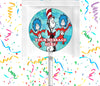 The Cat In The Hat Lollipops Party Favors Personalized Suckers 12 Pcs
