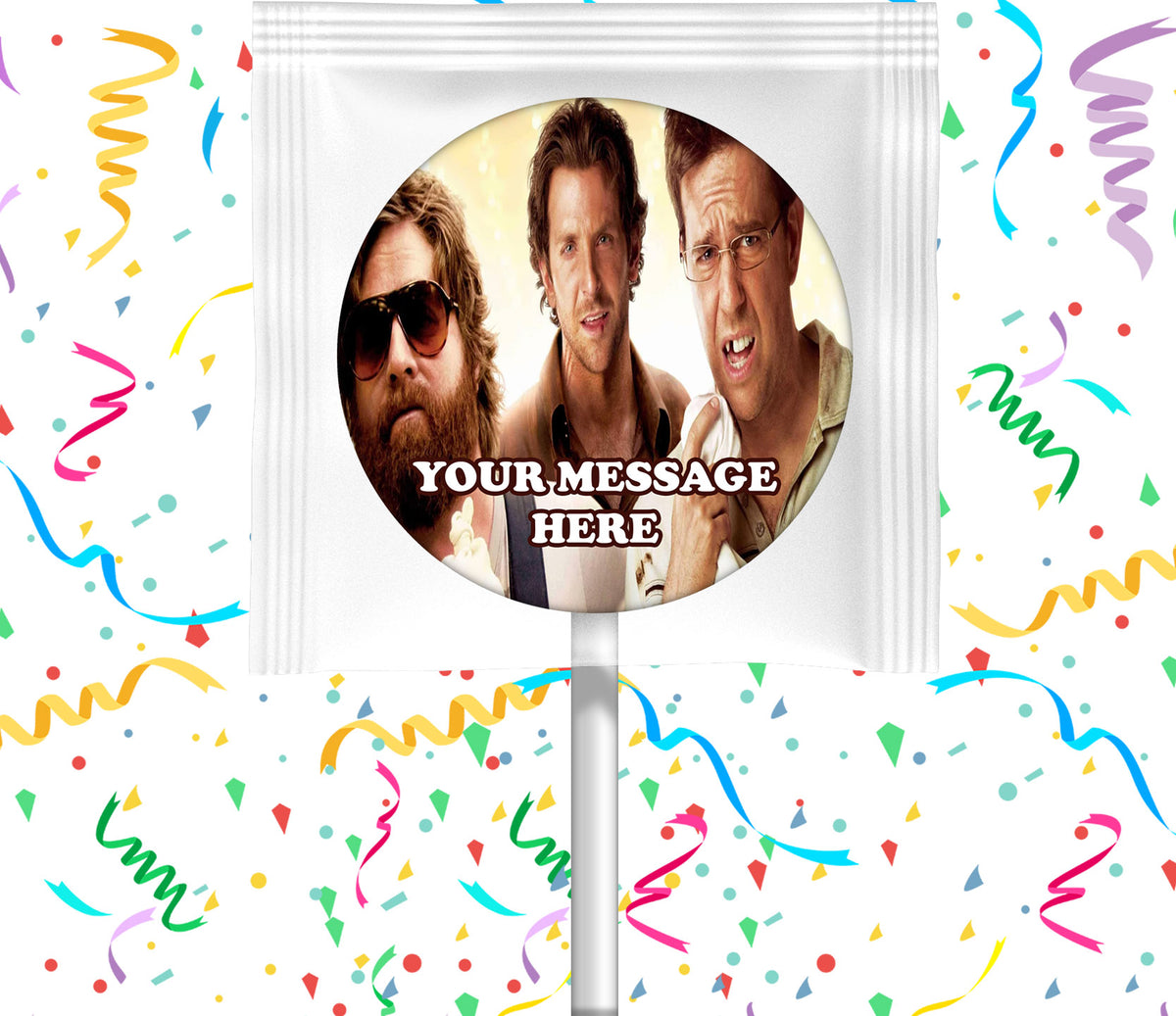 The Hangover Lollipops Party Favors Personalized Suckers 12 Pcs