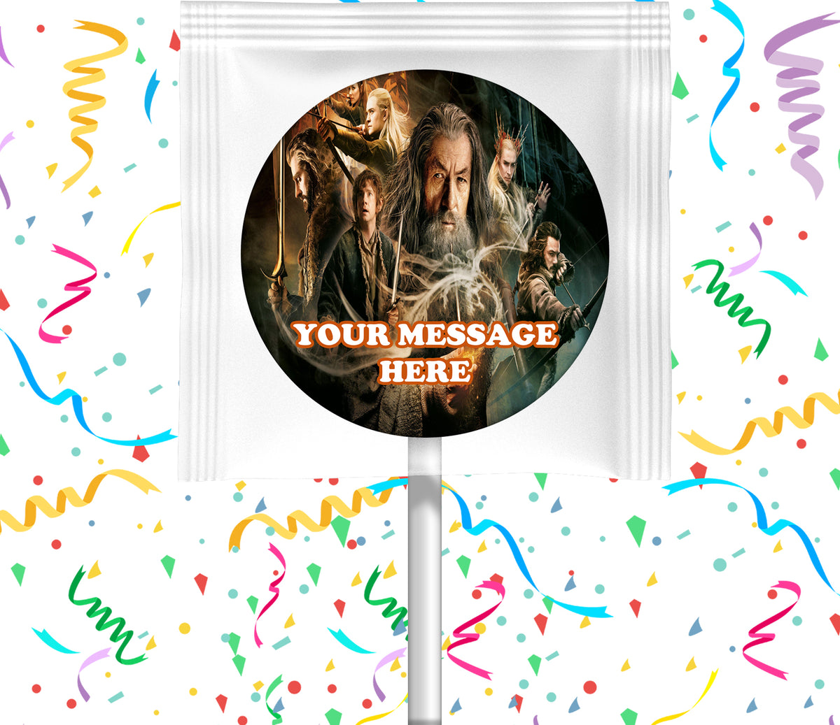 The Hobbit Lollipops Party Favors Personalized Suckers 12 Pcs