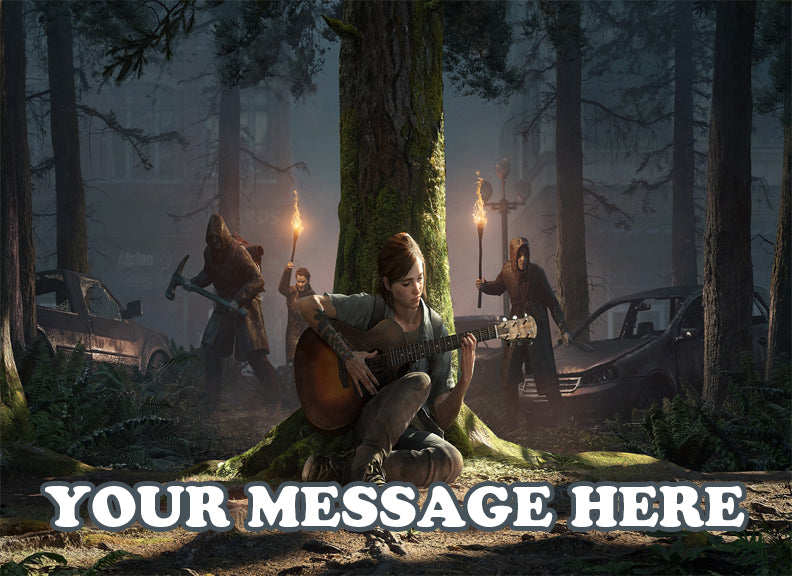 The Last Of Us Edible Image Cake Topper Personalized Frosting Icing Sheet Custom